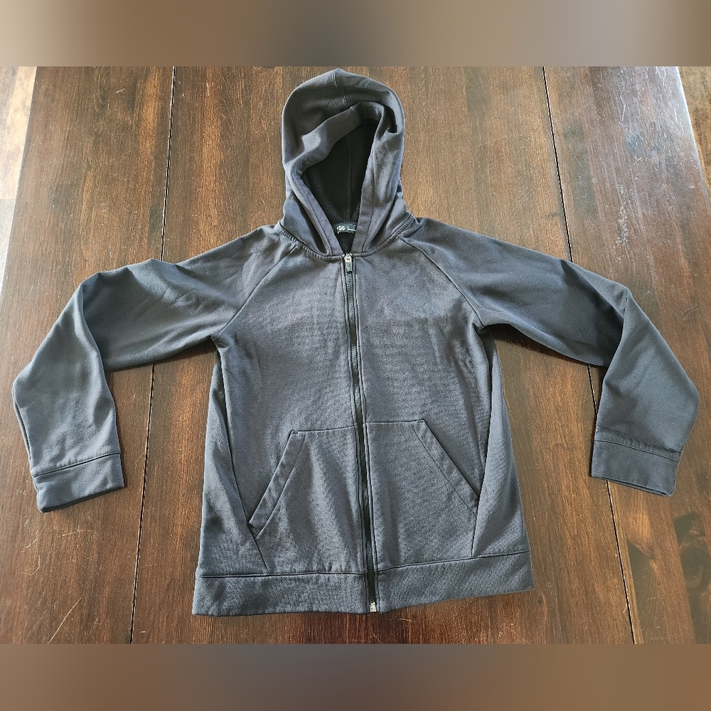 DSG Black Zipup Hoodie Large